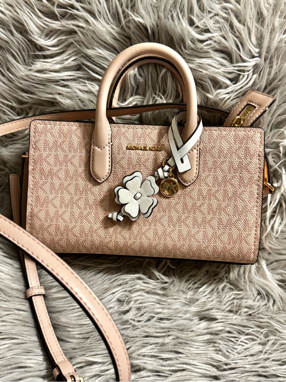 Michael Kors Blush Pink Signature Mini Satchel